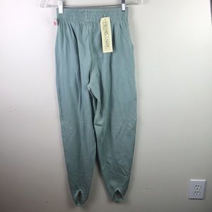 Michael Carrie Stirrup Leg Sweats Sage Green